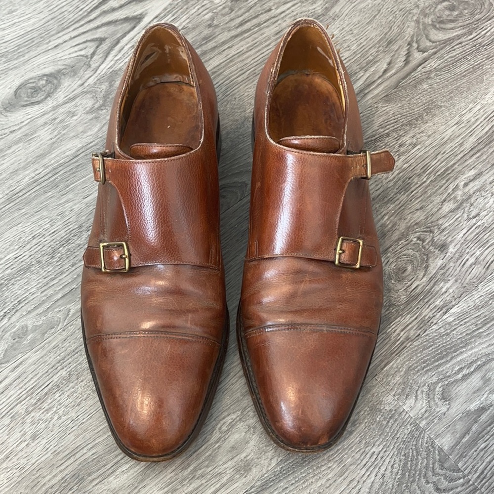 John Lobb double monk dress shoes